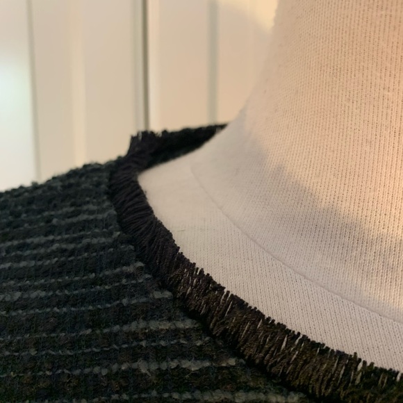 Banana Republic Charcoal and Black Fringe Top - Picture 6 of 6